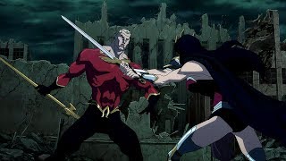 Wonder Woman vs Aquaman  Justice League The Flashpoint Paradox