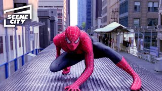 SpiderMan 2 Doc Ock Train Fight Scene ALFRED MOLINA TOBEY MAGUIRE 4K HD CLIP  With Captions