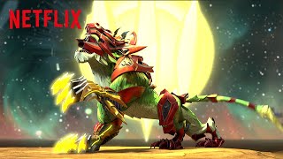Battle Cat Transformation UNLEASHED  HeMan and the Masters of the Universe  Netflix After School