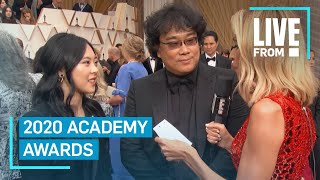 Parasite Director Bong Joonho  Interpreter Are Wowing the World  E Red Carpet  Award Shows