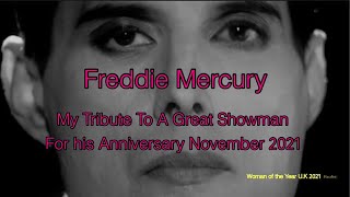 Freddie Mercury Anniversary Tribute November 2021  Woman Of The Year 2021 UK finalist