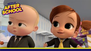 Tim and Tabitha Visit Baby Corp  The Boss Baby Back in the Crib  Netflix After School