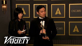 Ryusuke Hamaguchi Full Oscars Backstage Speech for Drive My Car