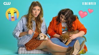 The Cast Of In The Dark Answers GrownUp Questions From Rescue Puppies  Presented By The CW