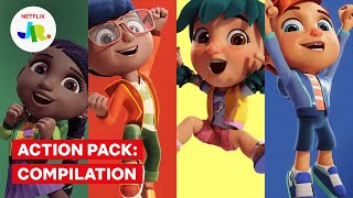 Action Pack 2 FULL EPISODES Compilation  Netflix Jr