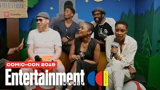 Black Lightning Stars Cress Williams China Anne McClain  Cast  SDCC 2019  Entertainment Weekly