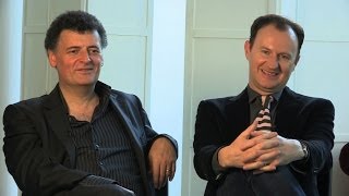 An interview with Steven Moffat and Mark Gatiss  Sherlock Series 3  BBC One