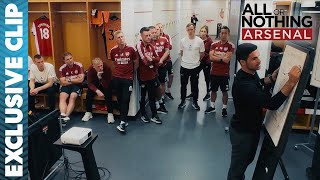 EXCLUSIVE CLIP Mikel Artetas Emotional Dressing Room Team Talk  All or Nothing Arsenal