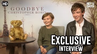 Will Tilston  Alex Lawther  Goodbye Christopher Robin Exclusive Interview