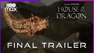 House of The Dragon2022 NEW FINAL TRAILER  4K  Game of Thrones Prequel