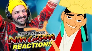 THE EMPERORS NEW GROOVE 2000 MOVIE REACTION  First Time Watching  Disney Animation  Kronk