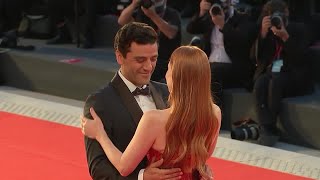 Jessica Chastain Oscar Isaac premiere HBO series