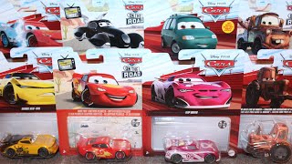 Mattel Disney Cars on the Road 2022 Case K Unboxing Flip Dover Speed Demon McQueen Colin George Tire