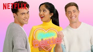 Never Have I Ever Cast Try Pick Up Lines on Each Other  Charm Battle  Netflix