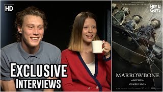 Mia Goth  George MacKay tell us The Secret of Marrowbone