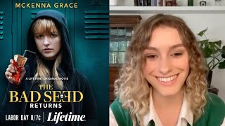 THE BAD SEED RETURNS Interview Ella Dixon on Her Role  Working With McKenna Grace