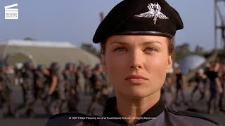 Starship Troopers Sgt Zim takes all challengers HD CLIP