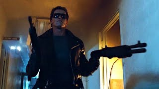 Ill be back Police station assault  The Terminator Open Matte Remastered