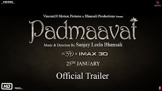 Padmaavat  Official Trailer  Ranveer Singh  Shahid Kapoor  Deepika Padukone