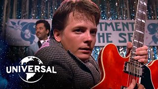 Back to the Future  Marty McFly Plays Johnny B Goode and Earth Angel