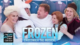 Crosswalk the Musical Frozen ft Kristen Bell Idina Menzel Josh Gad  Jonathan Groff