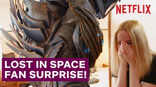 A Lost In Space Superfan Gets The Surprise Of Her Life  Netflix