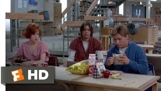 The Breakfast Club 68 Movie CLIP  Lunchtime 1985 HD