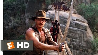 Indiana Jones and the Temple of Doom 910 Movie CLIP  The Rope Bridge 1984 HD