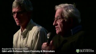 Professor Noam Chomsky  Filmmakers  QA for Requiem for the American Dream 42216