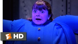 Willy Wonka  the Chocolate Factory  Violet Blows Up Like a Blueberry Scene 710  Movieclips