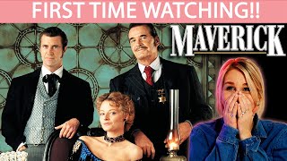 MAVERICK 1994   FIRST TIME WATCHING  MOVIE REACTION