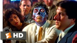 They Live 1988  Exposing the Aliens Scene 1010  Movieclips