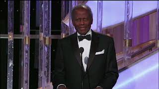 Sidney Poitier  An Iconic Moment on the Golden Globes Stage