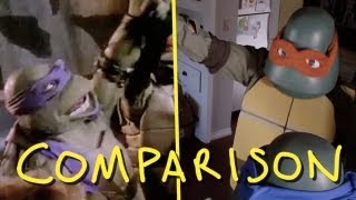 Teenage Mutant Ninja Turtles 1990 Trailer  Homemade VS Original TMNT Comparison