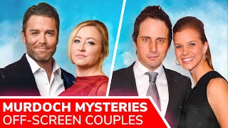 MURDOCH MYSTERIES RealLife Partners Yannick Bissons 30year marriage Jonny Harriss new wife