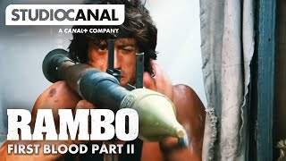 The Boat Fight  Rambo First Blood Part II with Sylvester Stallone