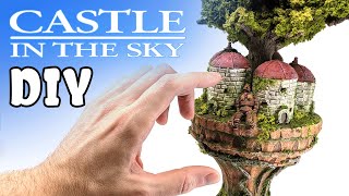 CASTLE IN THE SKY Diorama made from TRASH  Studio Ghibli Crafts