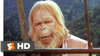 Planet of the Apes 35 Movie CLIP  Writing in the Sand 1968 HD