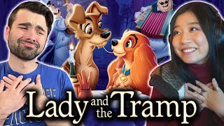 LADY AND THE TRAMP IS THE CUTEST ANIMATED FILM Lady and the Tramp Movie Reaction THAT PASTA SCENE