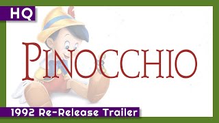 Pinocchio 1940 1992 ReRelease Trailer