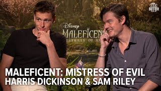 Maleficent 2 Sam Riley  Harris Dickinson Interview  Extra Butter
