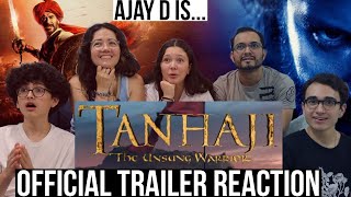 TANHAJI THE UNSUNG WARRIOR TRAILER REACTION  MaJeliv Reactions  Ajay Devgn is Tanhajji