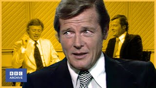 1977 ROGER MOORE on The Spy Who Loved Me  Ask Aspel  Classic Celebrity Interview  BBC Archive