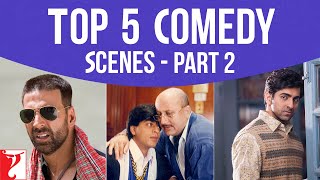 Top 5 Comedy Scenes  Part 2  Shah Rukh Khan Akshay Kumar Anupam Kher Anushka Varun Ayushmann