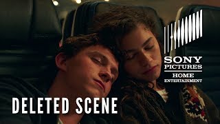 SPIDERMAN FAR FROM HOME  DELETED SCENE Peter  MJ on the Plane  On Bluray TUESDAY