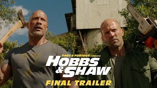 Fast  Furious Presents Hobbs  Shaw  In Theaters 82 Final Trailer HD