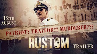 Rustom  Official Trailer  Akshay Kumar Ileana DCruz Esha Gupta  Arjan Bajwa  Hindi Movie