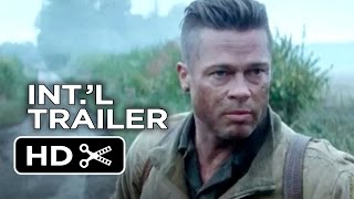 Fury Official International Trailer 1 2014  Brad Pitt David Ayer War Movie HD