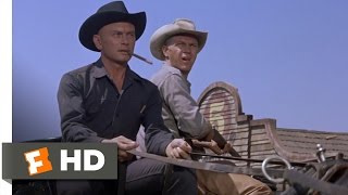 The Magnificent Seven 212 Movie CLIP  Standoff at the Cemetery 1960 HD