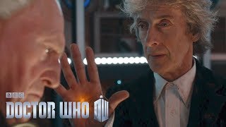 The First Doctor enters the Twelfth Doctors TARDIS  Doctor Who Christmas Special 2017  BBC One